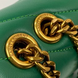YVES SAİNT LAURENT LOULOU SMALL YEŞİL GOLD AKSESUAR