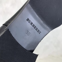 BURBERRY PRYLE HOUSE CHECK ANKLE BOOTS HAKİKİ DERİ