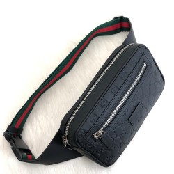 GUCCİ COURRİER SİGNATURE BELT BAG HAKİKİ DERİ ERKEK BEL ÇANTASI