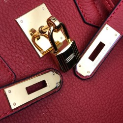HERMES BİRKİN 35 HAKİKİ DERİ KIRMIZI