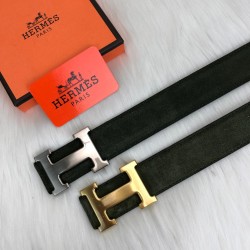 HERMES BUCKLE BELT HAKİKİ DERİ UNİSEX KEMER YEŞİL