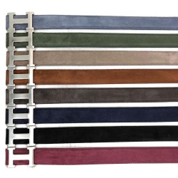 HERMES BUCKLE BELT HAKİKİ DERİ UNİSEX KEMER TABA